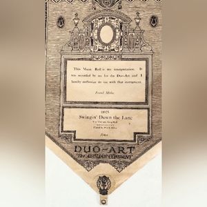 Antique Music Paper Roll for Piano or Collection